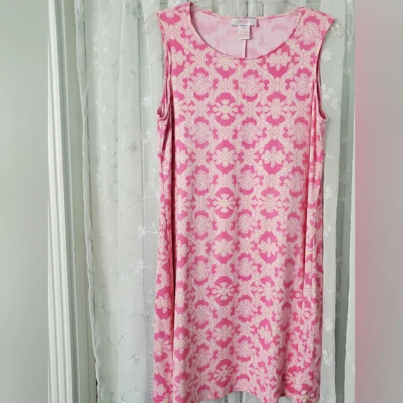Stella Parker Dresses | 2 For$10 Stella Parker Pastel Pink and Yellow Dress | Color: Pink/Yellow | Size: M | Janmhancock's Closet